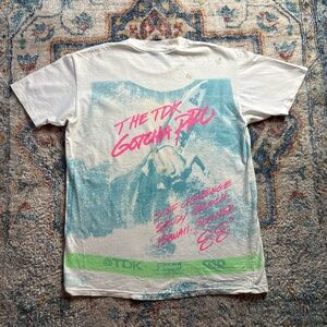 Vintage 80s TDK Pro Surfing Security T-shirt Large